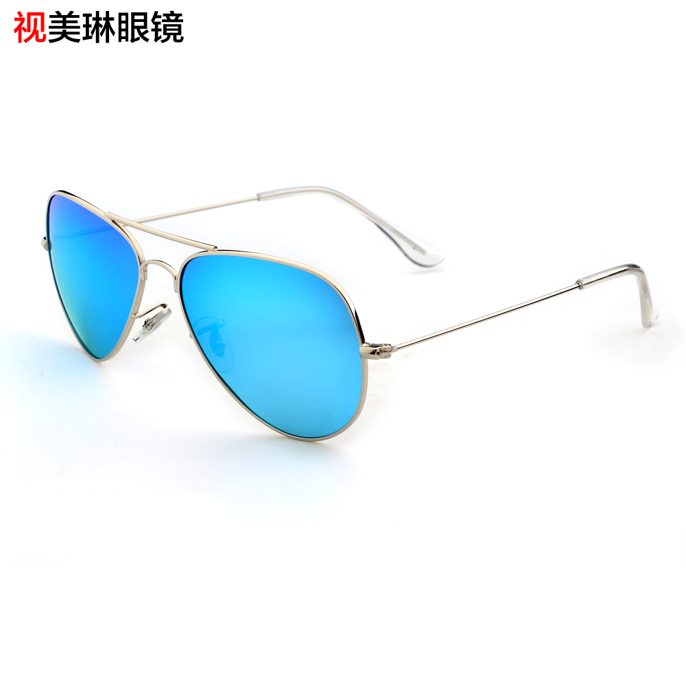 炫彩近视偏光太阳镜 定制有度数墨镜眩彩膜 潮彩膜蛤蟆镜男女士