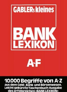 【预售】Gablers Kleines Bank Lexikon: Handworterbuch F...