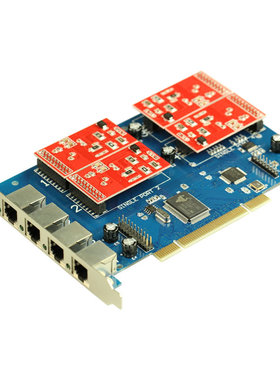 深简捷TDM410P四路模拟电话语音卡,Asterisk,elastix,FreePBX FXO兼容digum DAHDI驱动zaptel外线