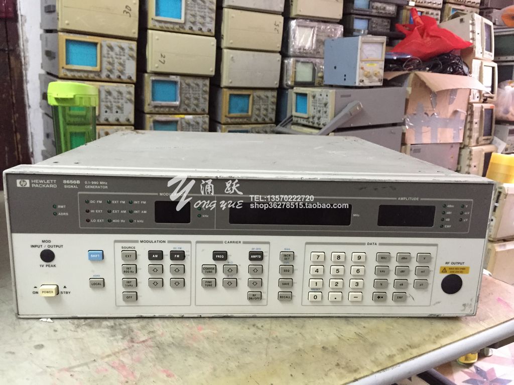 二手高频信号发生器FM/AM调频调幅 1000M/1G 进口美国惠普HP8657D