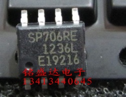 进口拆机SP706REN-L-TR SOP-8 SP706RE 监控芯片 电源管理芯片
