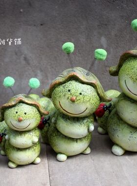 卡通美式乡村风立体彩绘装饰品