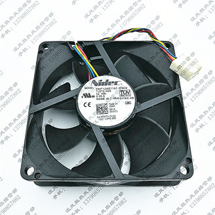 12V 0.35A PWM调速 T80T12MS11A7 风扇 4线 07A02 8025 NIDEC 8CM