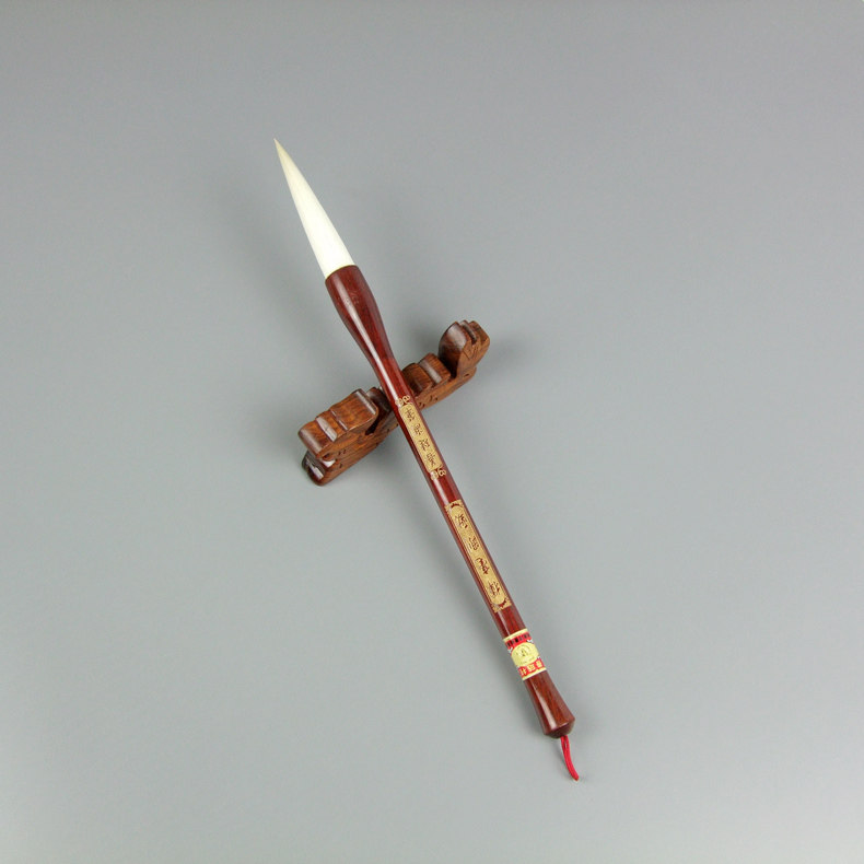 提笔长峰兼毫湖州毛笔善琏湖笔对联笔文房四宝书法国画用品