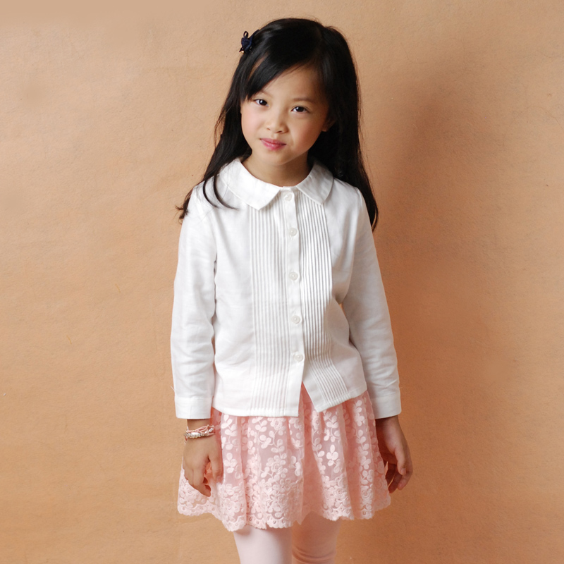 Chemise fille à manche longue - Ref 2085191 Image 1