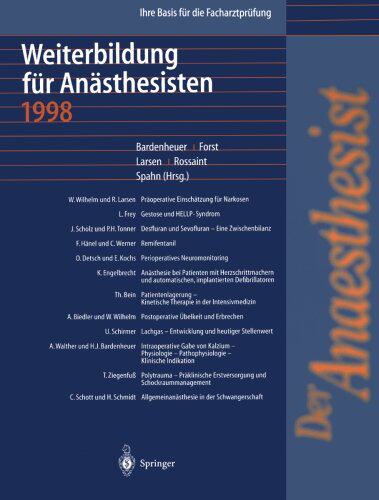【预订】Der Anaesthesist Weiterbildung Fur A...