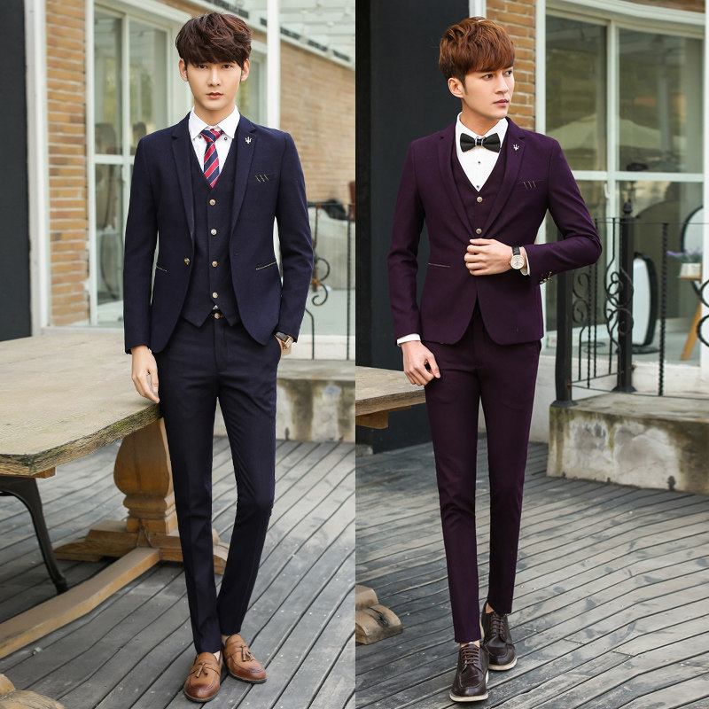 Costume homme en coton pour automne - Ref 1552491 Image 1