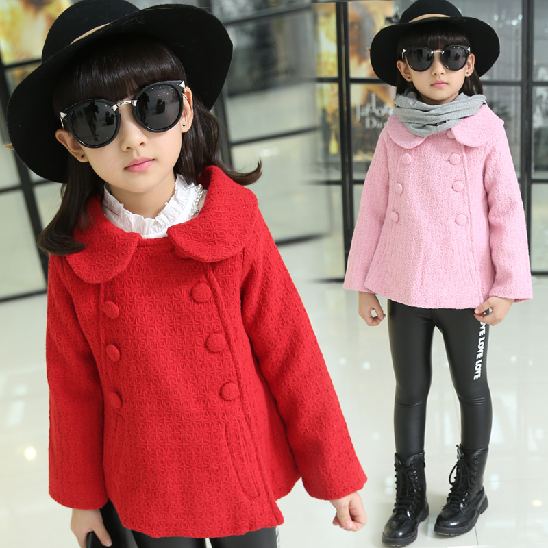 Manteau pour fille en laine - Ref 2161456 Image 1