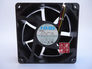 3线 风扇 04W 12cm 12V 12038 4715KL B19 双滚珠 原装 0.35A NMB
