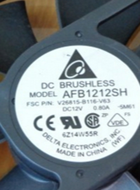 思科FSC P/N: V26815-BB116-V63 交换机风扇 DELTA DC12V 0.80A