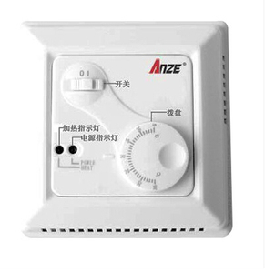 安泽机械双温双控电地暖温控器 发热电缆用温控器 温控器