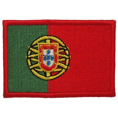 战术魔术贴微章葡萄牙方形旗臂章团队士气章特战服个性微标