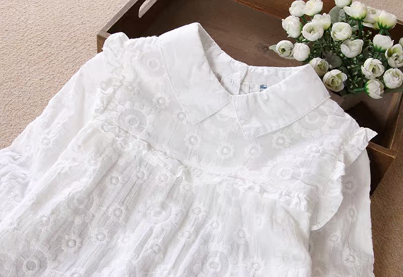 Chemise fille à manche longue - Ref 2085595 Image 3