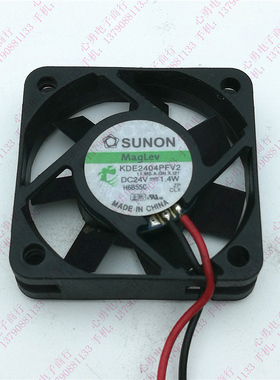 KDE2404PFV2 4010 24V 1.4W 建准 SUNON 4CM 2线 静音 变频器风扇