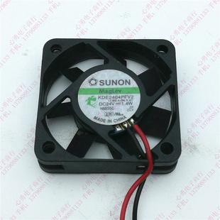 KDE2404PFV2 4010 24V 1.4W 建准 SUNON 4CM 2线 静音 变频器风扇