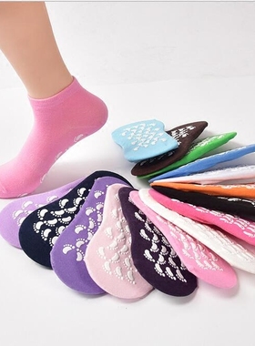 夏薄款瑜伽地板袜防滑室内早教中心袜套小童中童成人居家纯棉短袜
