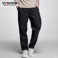 Viishow2015 spring for the new slim casual Pant men's simple and straight trousers in Europe and America black men's trousers