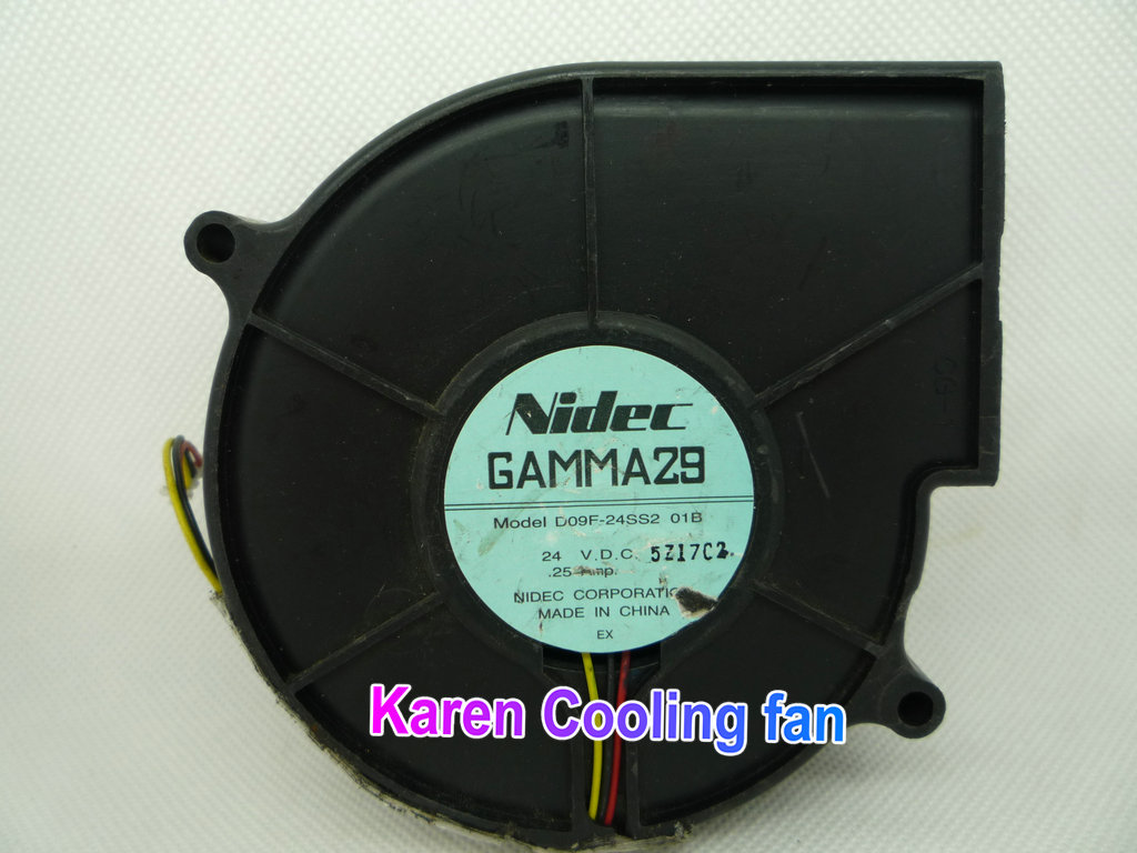 原装Nidec D09F-24SS2 01B 9CM 9733 24V0.25A涡轮鼓风机风扇