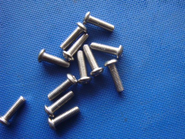 202不锈钢螺丝 十字圆头机螺丝 机械螺钉 M3*10（一包50个）