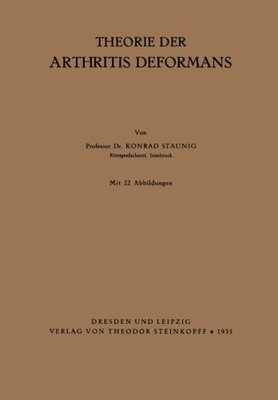 【预订】Theorie Der Arthritis Deformans