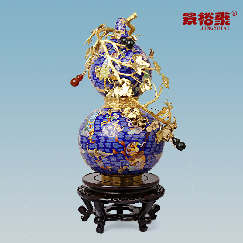 花瓶商务风北京特色景泰蓝葫芦