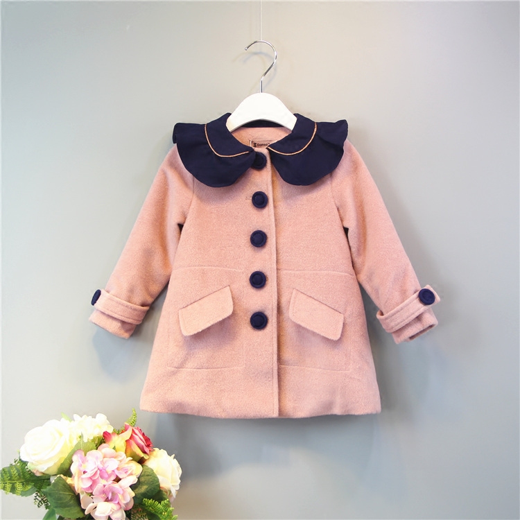 Manteau pour fille DANSO en laine - Ref 2161600 Image 1