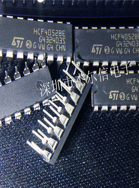 HCF4052BE HCF4052 ST/TI DIP16 全新进口原装 可直拍 出样
