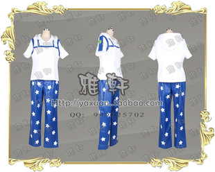 雅轩cosplay服装 JOJO的奇妙冒险 .乔尼 乔斯达 新品