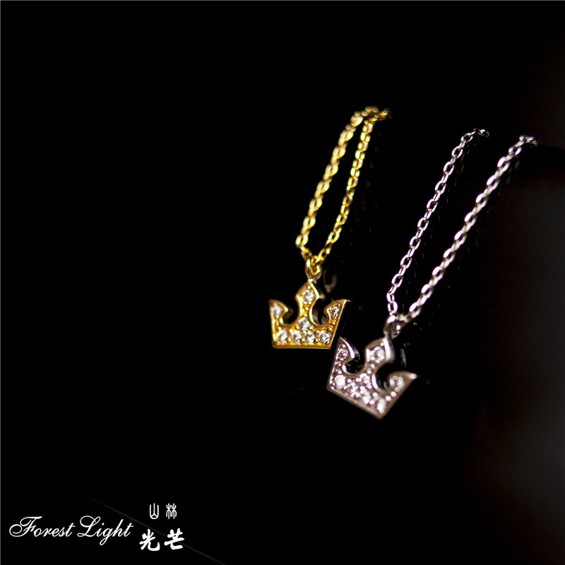 Forest Light设计 韩国j.estina王冠锁骨链乔妹同款项链 两色可选在类目 饰品/流行首饰/时尚饰品新, 项链中 - 来自Buy2taobao.com提供专业的淘宝代购服务