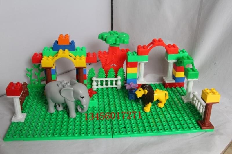 通用兼容乐高小大颗粒积木底板幼儿园桌面益智拼插玩具积木地板