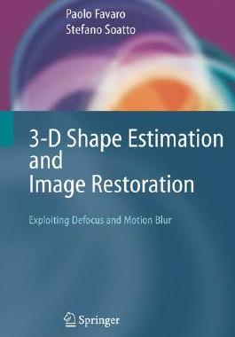 【预订】3-D Shape Estimation and Image Restoration