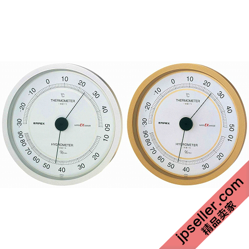 现货 日本Empex EX系列大表盘大范围 高精度温湿度计 壁挂式