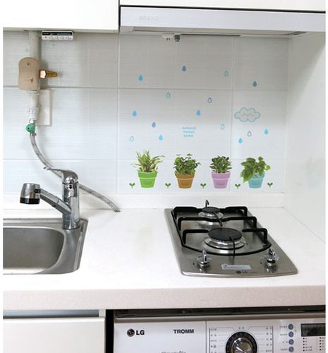 防水瓷砖贴纸推拉门防撞小玻璃贴