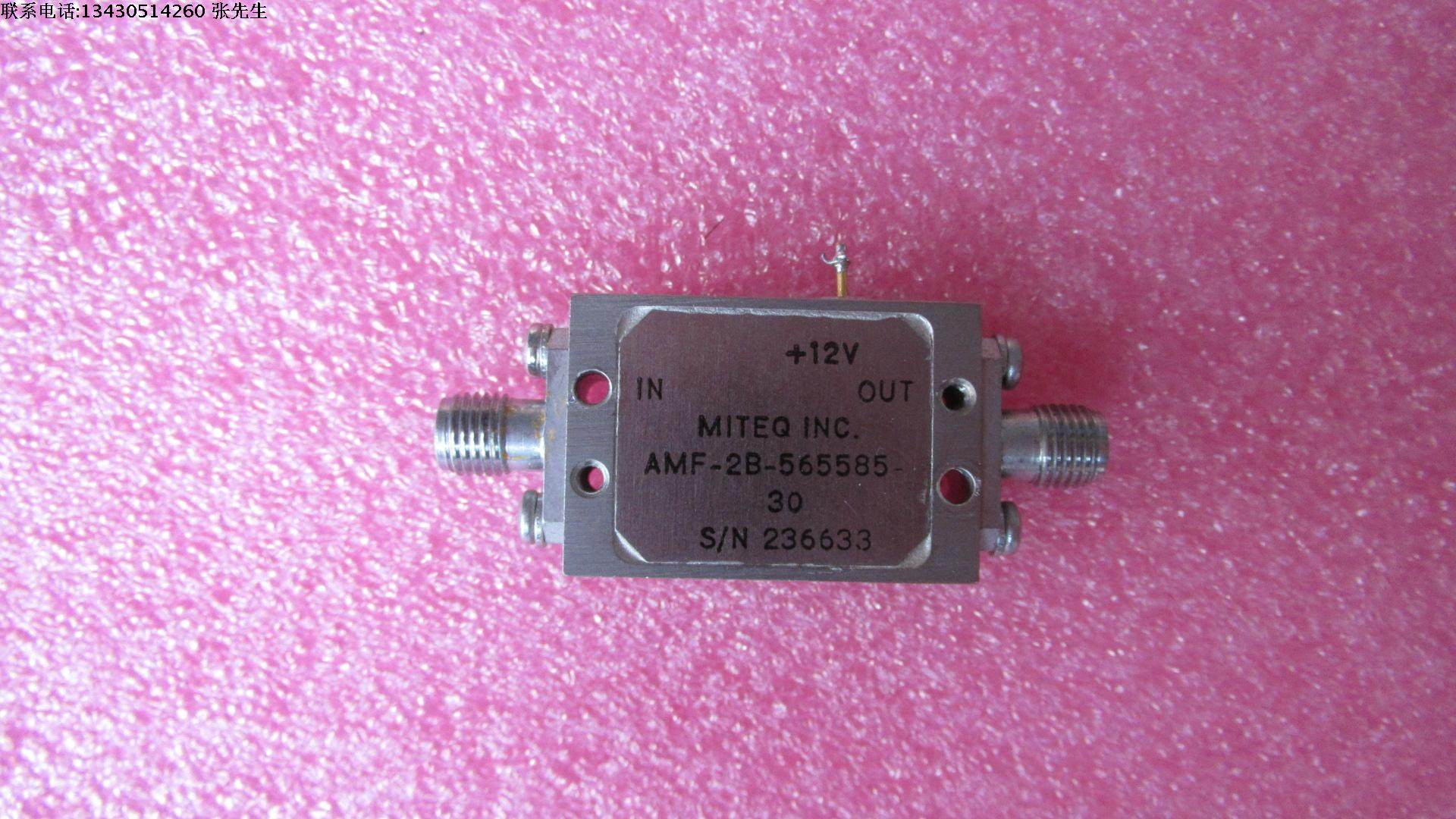 美国MITEQ进口 AMF-2B-565585-30 2.8-8GHz 20dB SMA接头 低噪声微波功率放大器