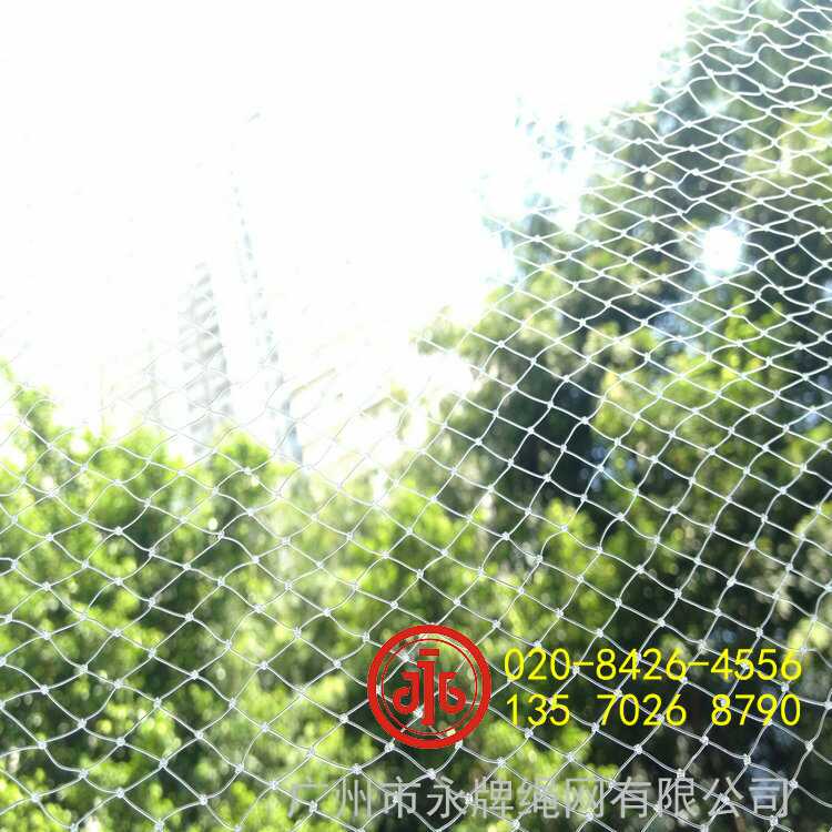 广州商场圣诞灯饰透明挂网隐形鱼丝网圣诞树白色尼龙网