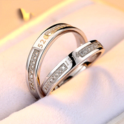 Full of ornaments you couple ring a ring 925 Silver jewelry rings men and women live creative lettering gifts