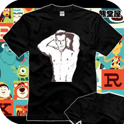 兄贵森の妖精哲学比利海灵顿肌肉比利王纯棉T恤短袖动漫衣服
