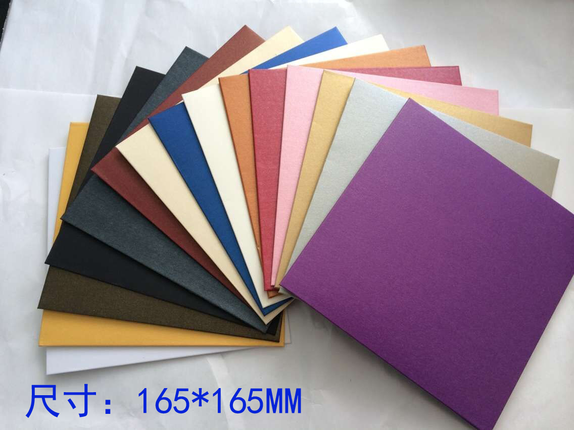 珠光纸方形165*165mm高档商务