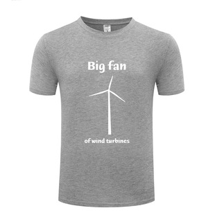 Fan T恤 Slogan Funny Turbines 创意男式 Big 短袖 Wind