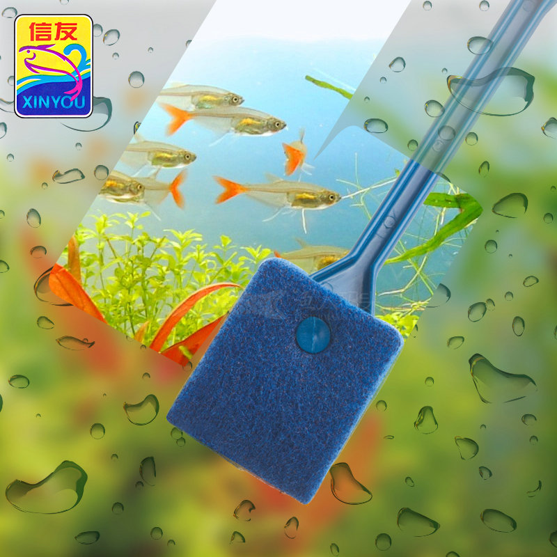 水族缸鱼缸刷子双面刷清除污垢