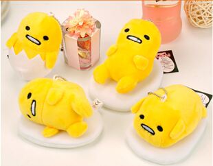 日本ぐでたまgudetama懒懒蛋鸡蛋君蛋黄君毛绒公仔玩具挂件抱枕女