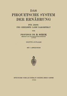 【预订】Das Pirquetsche System Der Ernahrung...