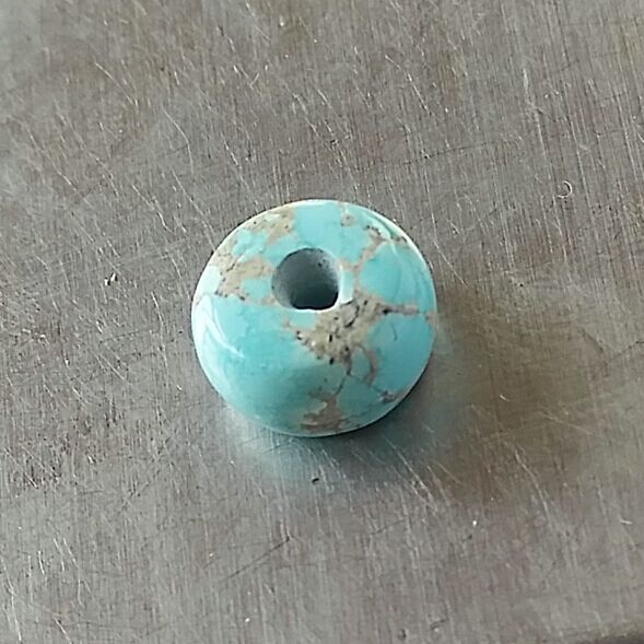 高瓷原矿绿松石无优化隔珠