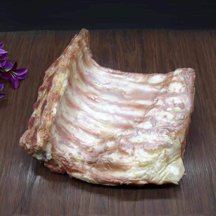 假猪肉仿真食品样品 生排骨模型 餐厅装饰道具食物模型博物馆