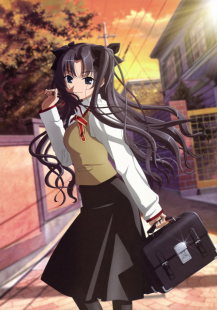 日本动漫海报 圣杯之战命运之夜Fate/stay night动漫装饰画D7547C