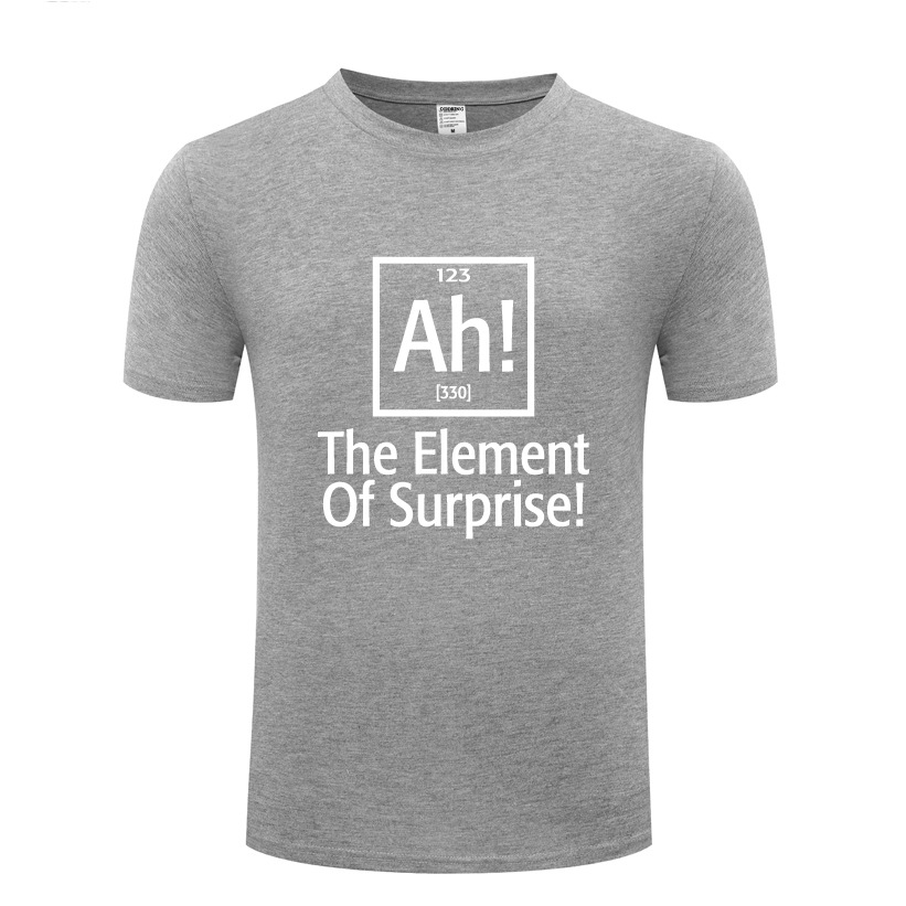 男式T恤 Element Of Surprise Periodic Table- Geek Science