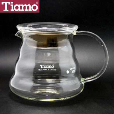 Tiamo 云朵玻璃壶 咖啡壶 分享壶 360cc /600cc 微波耐热