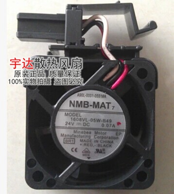 A90L-0001-0551#A 1608VL-05W-B49 24V 原装插头发那科系统用风扇