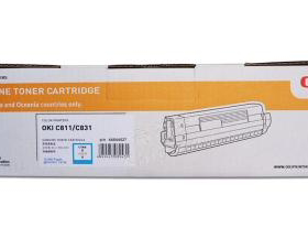 OKI 原装 C831 C811 蓝色墨粉 C811DN C831DN 粉盒 10000页