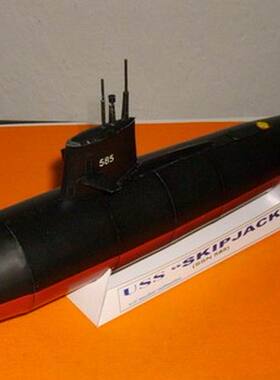 美国鲣鱼级攻击核潜艇潜水艇模型 Skipjack
